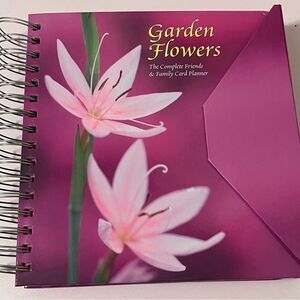 Garden Flowers. the complete friends & family card planner